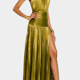 Eva - Vestido com Decote e Costas Abertas