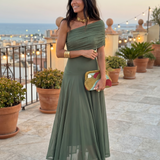 Cecília – Vestido Maxi Elegante e Simples