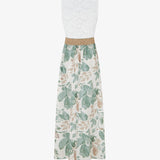 Vestido Camila — Comprido em Renda Floral