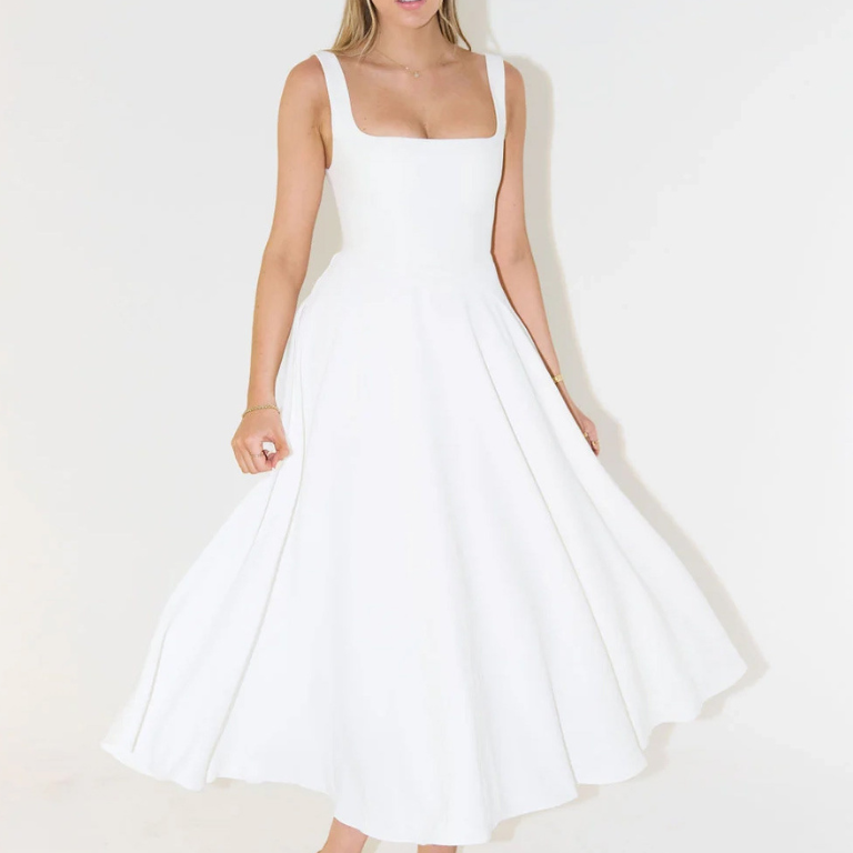 Elisa – Vestido de Alfaiataria Clássico