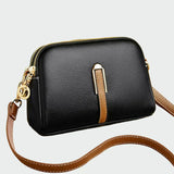 Bolsa de ombro de couro elegante