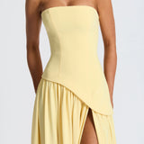 Beatriz – Vestido Longo Corset com Lenço Elegante