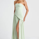 Beatriz – Vestido Longo Corset com Lenço Elegante